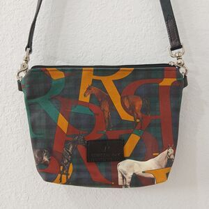 Rebecca Ray Horse Adjustable Crossbody Bag Purse Western Ponies #P1